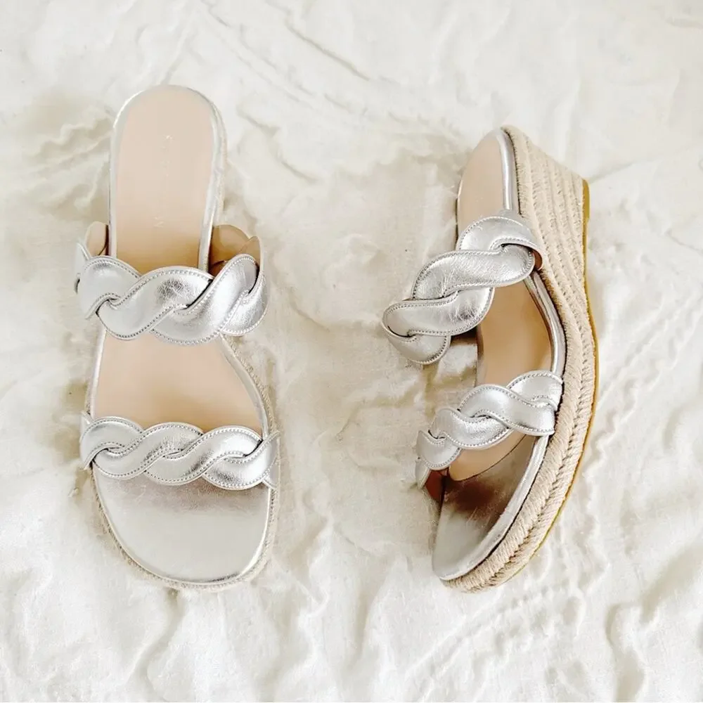 Stuart Weitzman Twist Espadrille
Wedge Sandal Size 8.5 - Picture 5 of 11